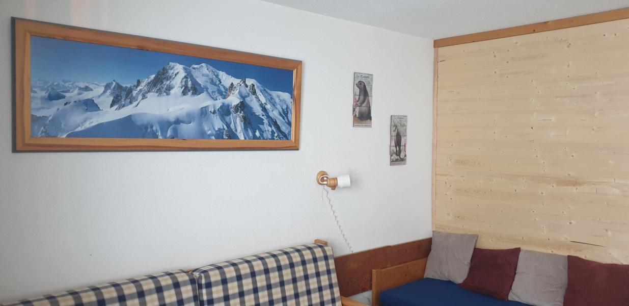 Ski verhuur Studio cabine 4 personen (L145) - La Résidence Aime 2000 - le Zodiac - La Plagne - Woonkamer