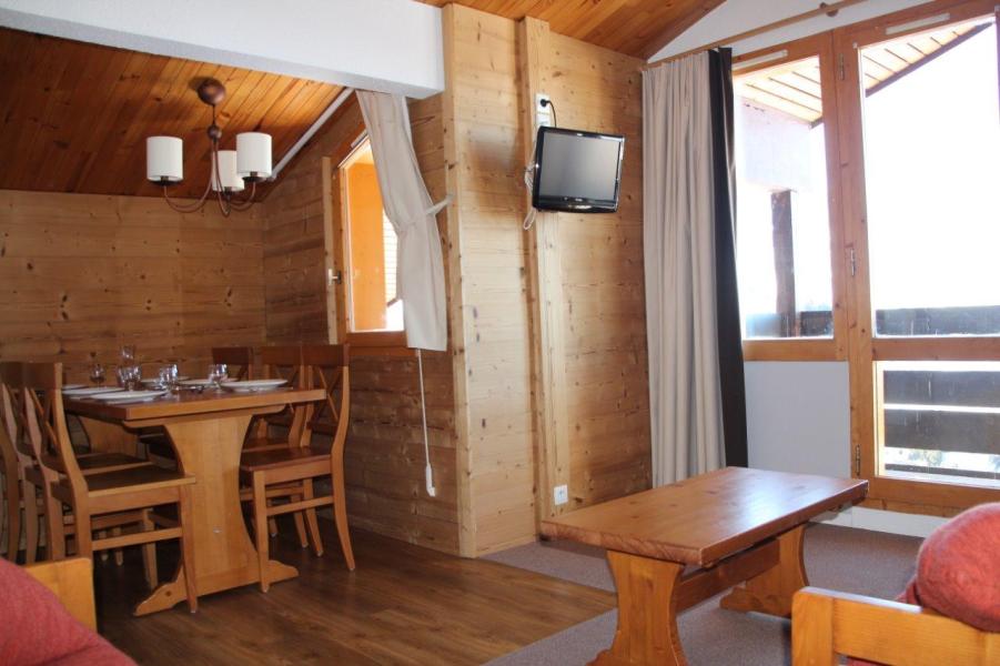 Ski verhuur Appartement 3 kamers 8 personen (504) - La Résidence Andromède - La Plagne - Woonkamer