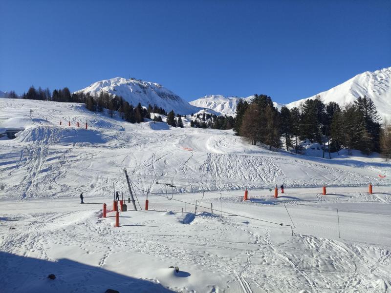Skiverleih Mezzanin-Studio für 4 Personen (424) - La Résidence Aollets - La Plagne - Draußen im Winter