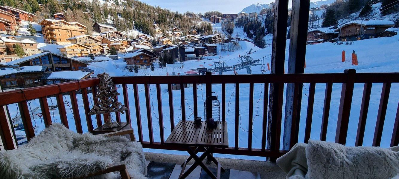 Ski verhuur Appartement duplex 4 kamers 6 personen (28) - La Résidence l'Avenir 1800 - La Plagne - Balkon