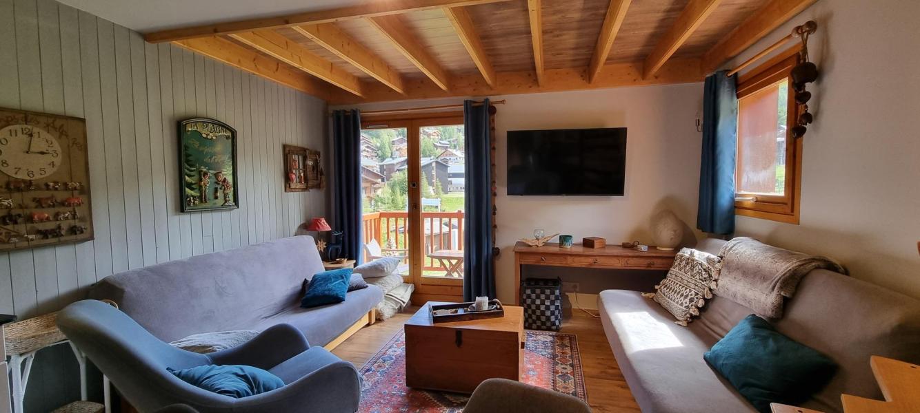 Ski verhuur Appartement duplex 4 kamers 6 personen (28) - La Résidence l'Avenir 1800 - La Plagne - Woonkamer