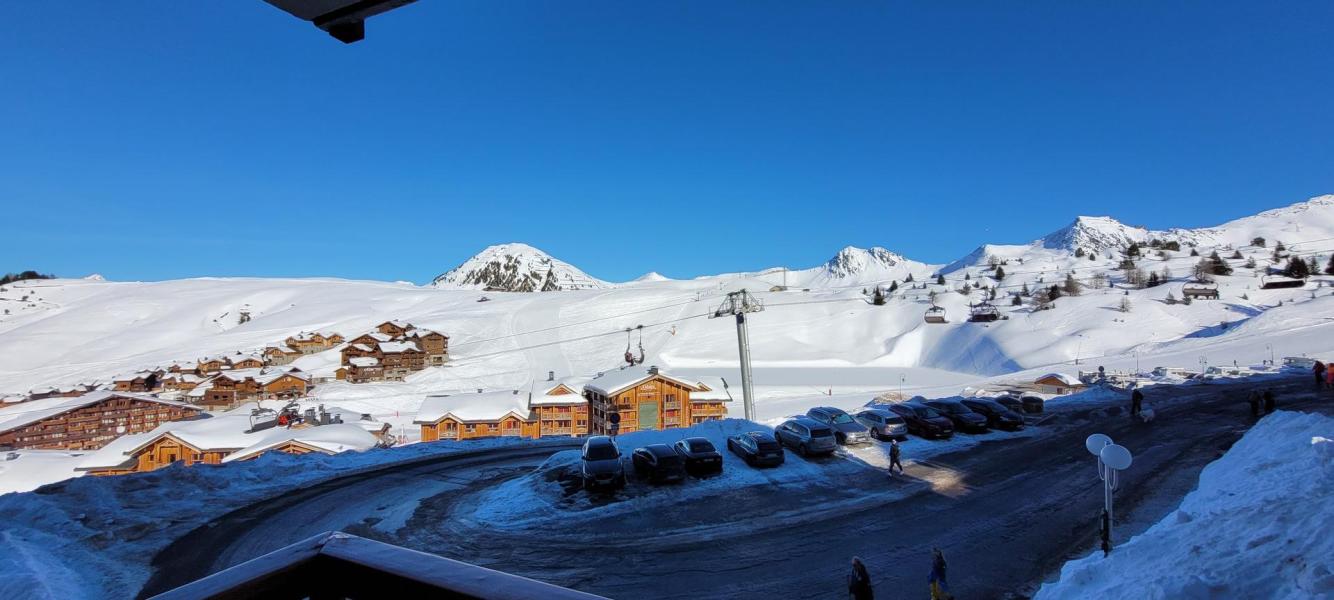 Rent in ski resort Studio 2 people (16) - La Résidence les Gentianes - La Plagne - Winter outside