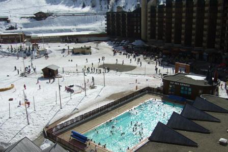 Аренда на лыжном курорте Квартира студия для 4 чел. (507) - La Résidence les Glaciers - La Plagne - зимой под открытым небом