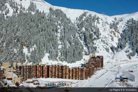 Skiverleih La Résidence les Glaciers - La Plagne - Draußen im Winter