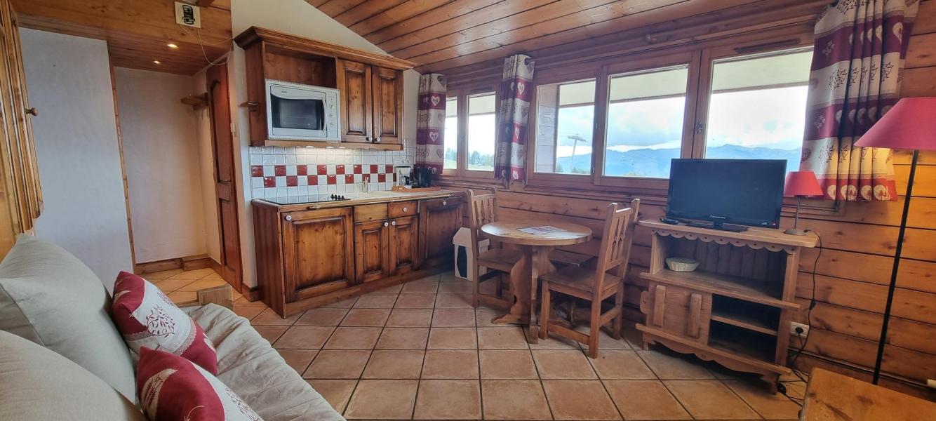 Location au ski Studio 2 personnes (B63) - La Résidence les Hauts Bois - La Plagne - Séjour