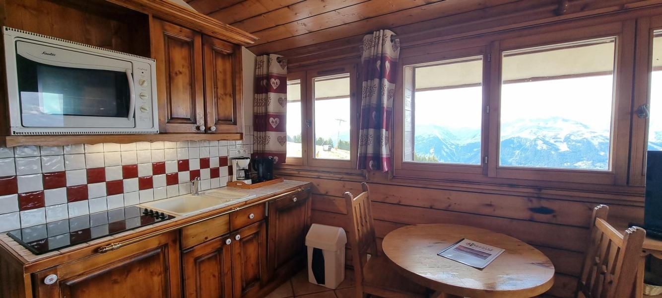 Skiverleih Studio für 2 Personen (B63) - La Résidence les Hauts Bois - La Plagne - Wohnzimmer