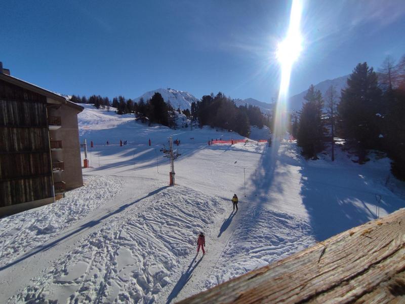 Location au ski Studio coin montagne 4 personnes (96) - La Résidence les Soldanelles - La Plagne - Balcon