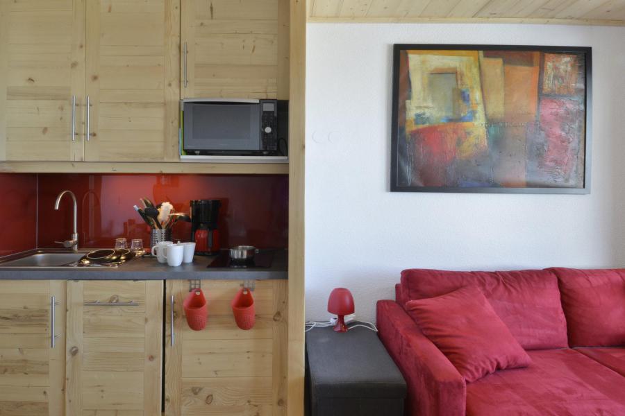 Rent in ski resort Studio sleeping corner 4 people (419) - La Résidence Licorne - La Plagne - Kitchenette