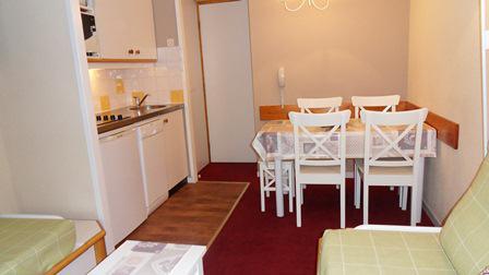 Rent in ski resort 2 room apartment 5 people (510) - La Résidence Themis - La Plagne - Living room