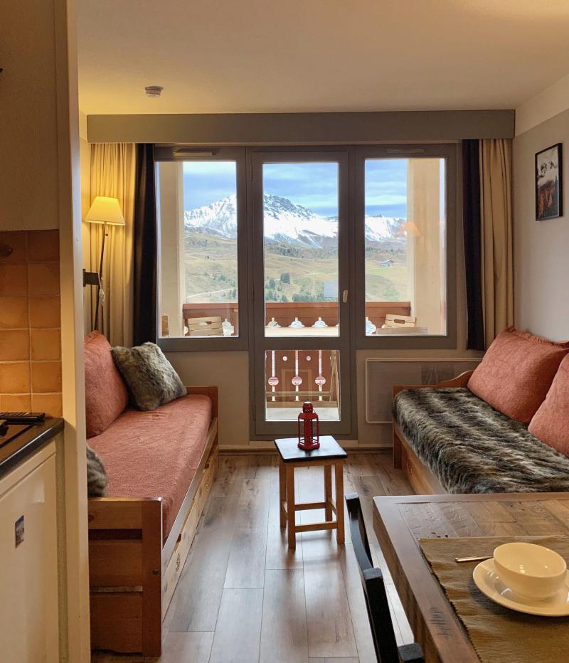 Ski verhuur Appartement 2 kamers 5 personen (216) - La Résidence Themis - La Plagne - Woonkamer