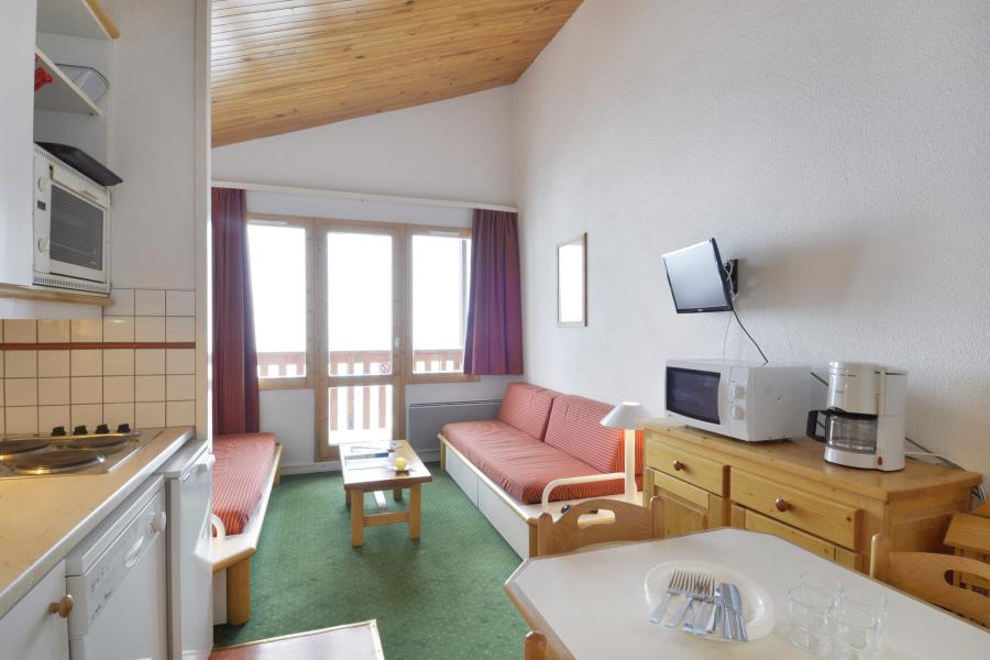 Ski verhuur Appartement 2 kamers bergnis 6 personen (523) - La Résidence Themis - La Plagne - Woonkamer