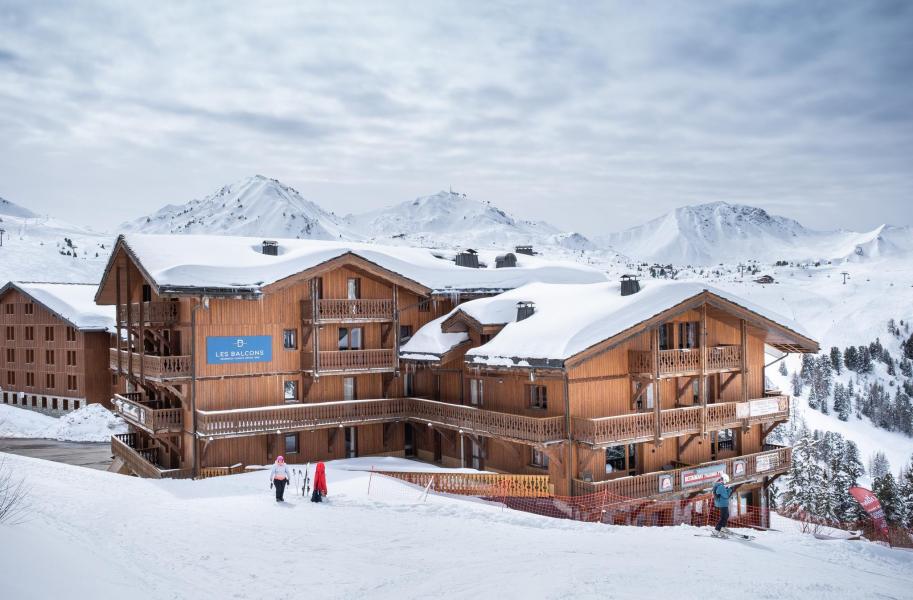Ski verhuur Les Balcons de Belle Plagne - La Plagne - Buiten winter