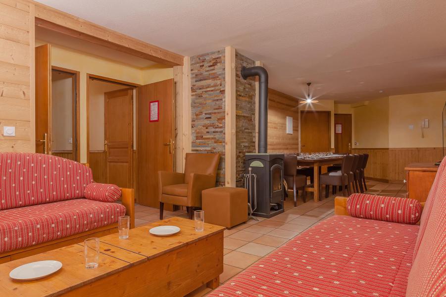 Skiverleih 5 Zimmer Appartement für 8-10 Personen - Les Balcons de Belle Plagne - La Plagne - Einfache Klappschlafcouch