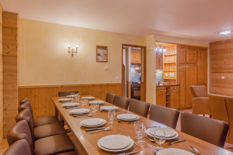 Rent in ski resort 6 room apartment 10-12 people - Les Balcons de Belle Plagne - La Plagne - Table