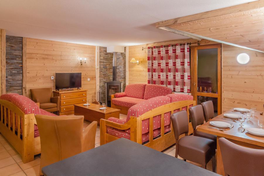 Аренда на лыжном курорте Апартаменты 7 комнат  12-14 чел. - Les Balcons de Belle Plagne - La Plagne - Салон