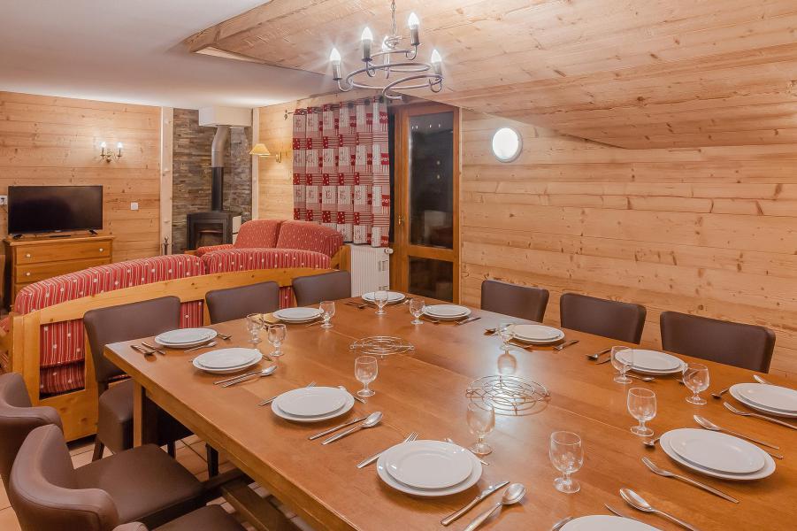 Rent in ski resort 7 room apartment 12-14 people - Les Balcons de Belle Plagne - La Plagne - Table