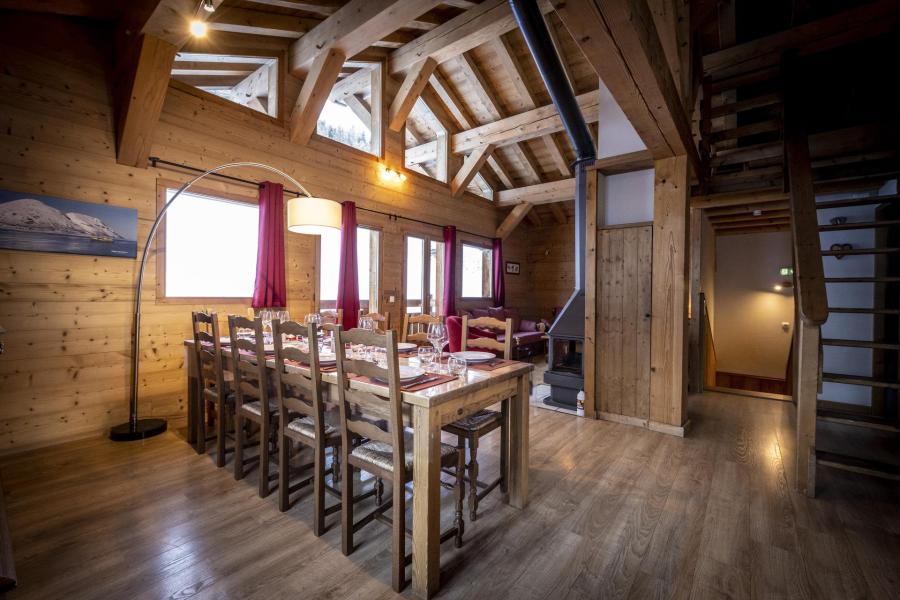 Аренда на лыжном курорте Шале 5 комнат 9 чел. (Pierra Menta 1) - Les Chalets Du Cocoon - La Plagne - Салон