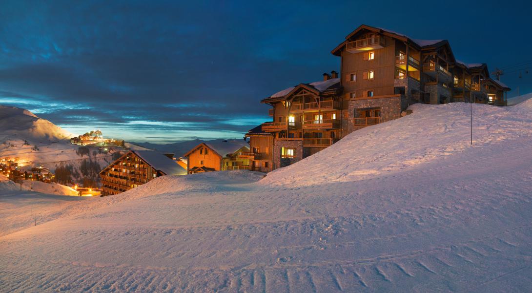 Аренда на лыжном курорте Les Granges du Soleil - La Plagne - зимой под открытым небом