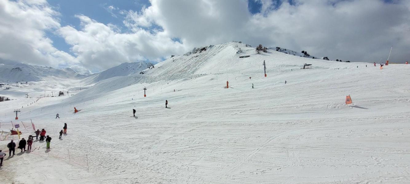 Аренда на лыжном курорте Квартира студия для 4 чел. (A2D12) - Résidence Aime 2000 - Flèche - La Plagne - зимой под открытым небом