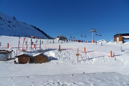Аренда на лыжном курорте Résidence Aime 2000 - l'Étoile - La Plagne - зимой под открытым небом