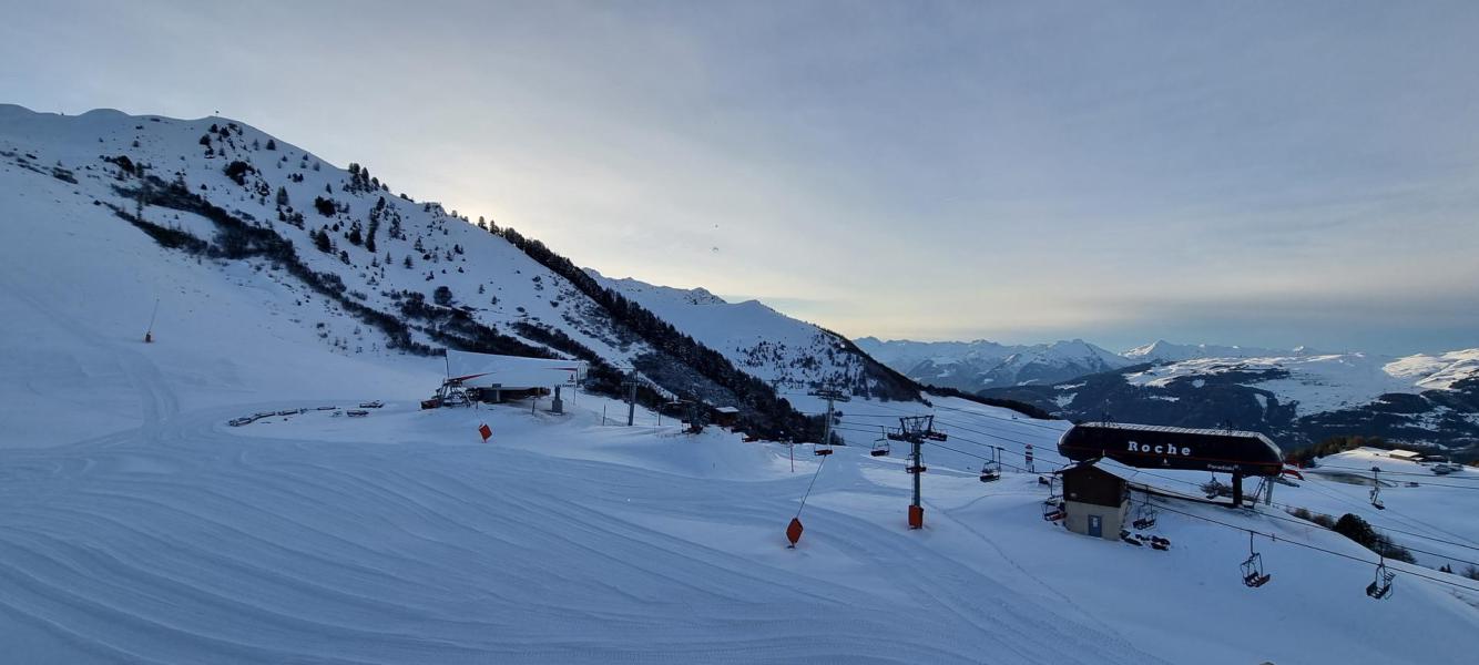Location au ski Studio cabine 4 personnes (A2P54) - Résidence Aime 2000 Paquebot des Neiges - La Plagne - Extérieur hiver