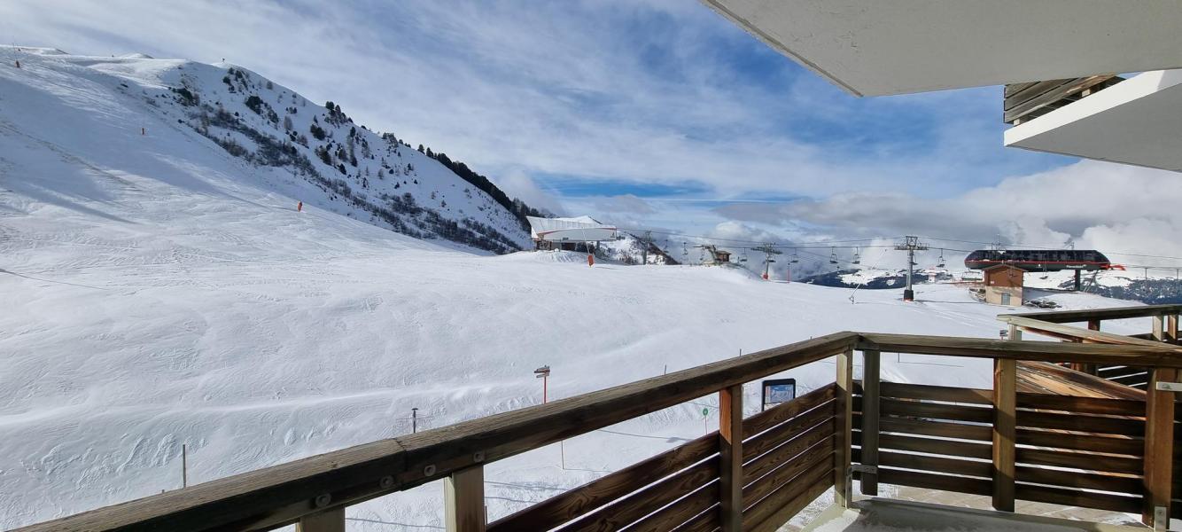 Location au ski Studio 4 personnes (L42) - Résidence Aime 2000 Paquebot des Neiges - La Plagne - Extérieur hiver