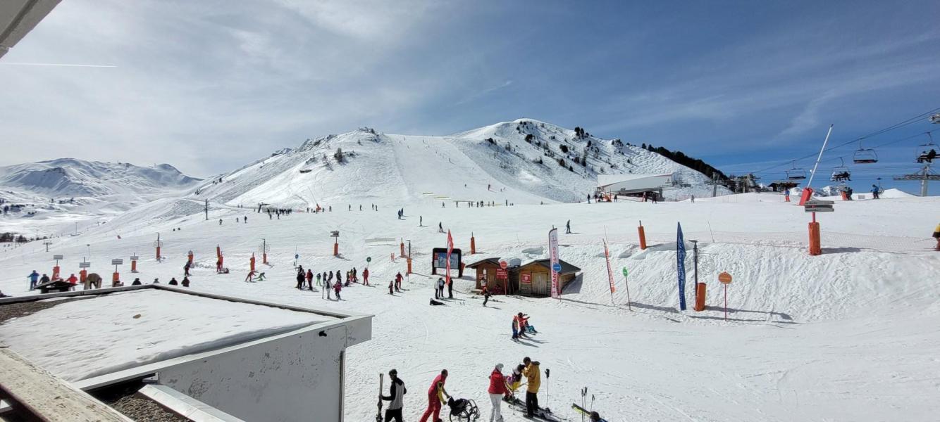 Location au ski Studio 4 personnes (A2H57) - Résidence Aime 2000 Paquebot des Neiges - La Plagne - Extérieur hiver