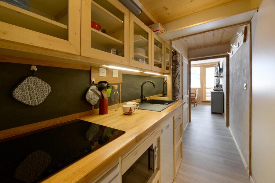 Rent in ski resort Studio cabin 4 people (M52) - Résidence Aime 2000 Paquebot des Neiges - La Plagne - Kitchen