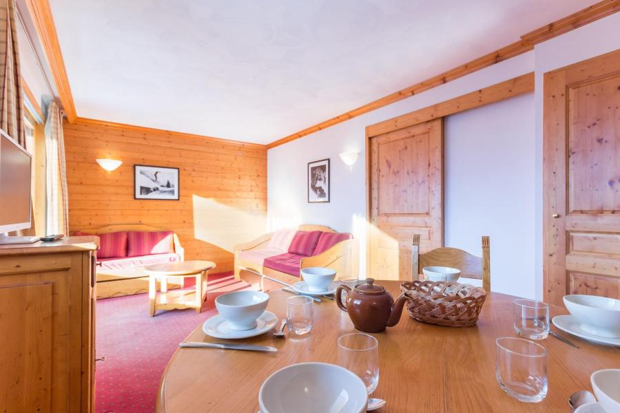 Ski verhuur Appartement 3 kamers 6 personen (506) - Résidence Aspen - La Plagne - Woonkamer