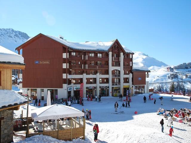 Location au ski Appartement 3 pièces 6 personnes (612) - Résidence Cervin - La Plagne - Extérieur hiver