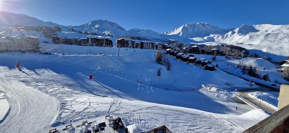 Location au ski Appartement 2 pièces 5 personnes (614) - Résidence Cervin - La Plagne - Balcon