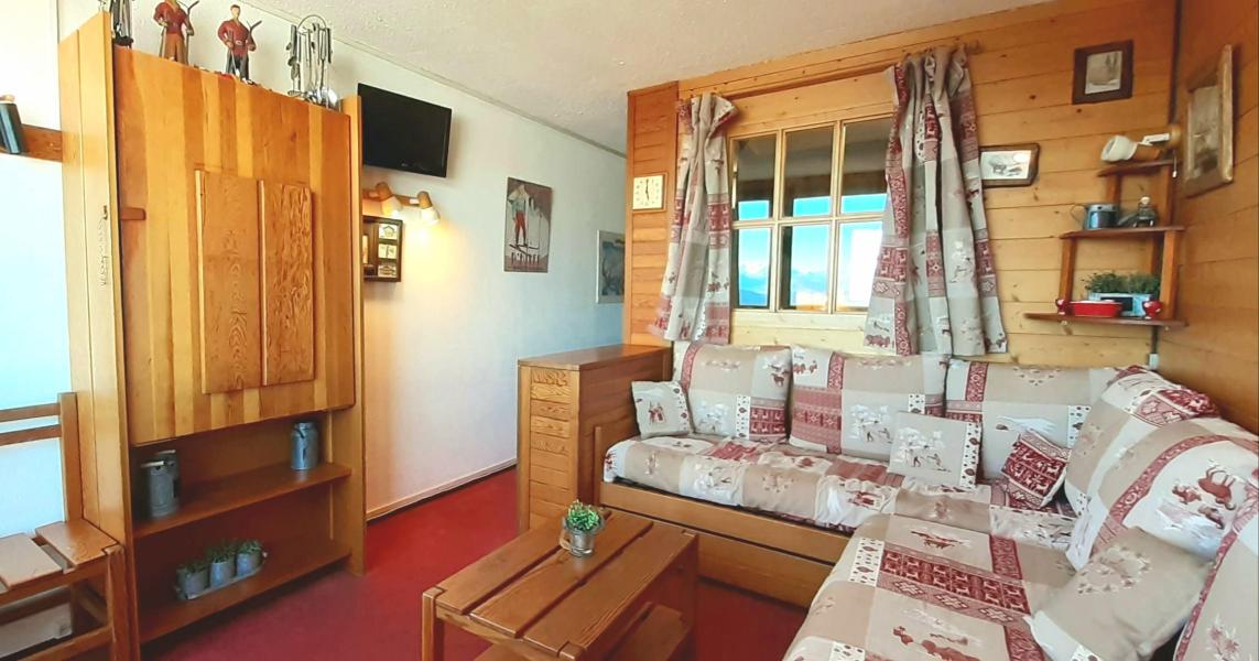 Ski verhuur Studio cabine 4 personen (131) - Résidence Chamois - La Plagne - Woonkamer