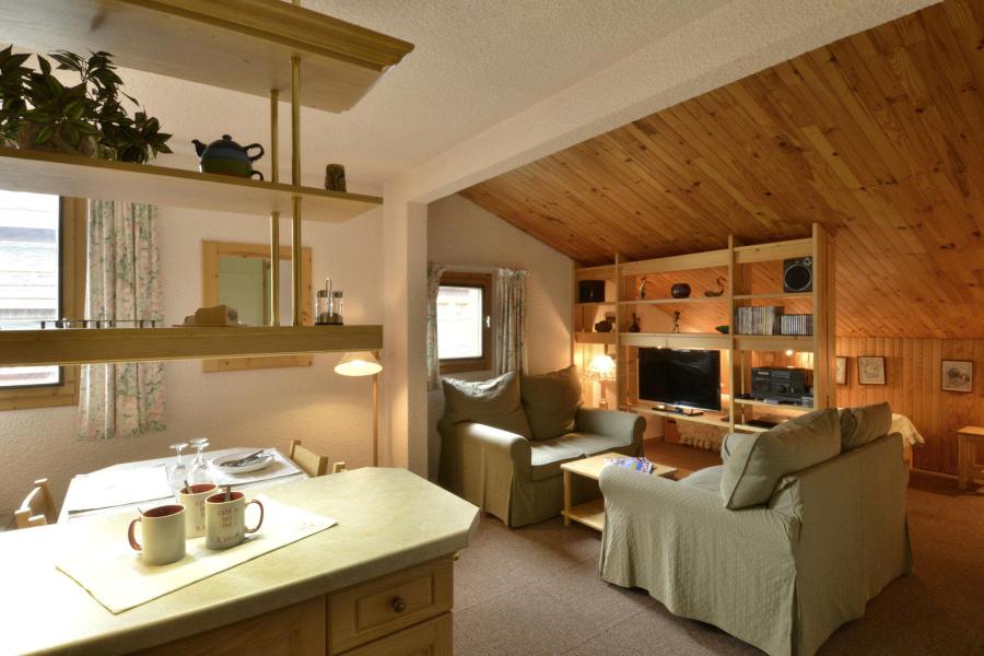 Аренда на лыжном курорте Апартаменты 2 комнат 5 чел. (654) - Résidence Corail - La Plagne - Салон