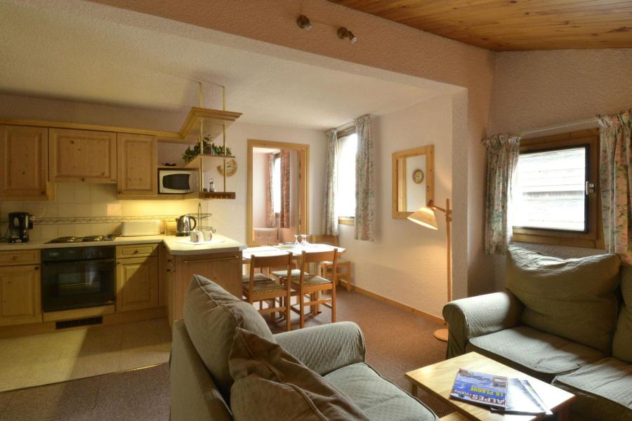 Ski verhuur Appartement 2 kamers 5 personen (654) - Résidence Corail - La Plagne - Woonkamer