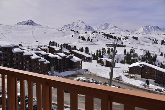 Location au ski Studio cabine 4 personnes (1303) - Résidence Croix du Sud - La Plagne - Balcon