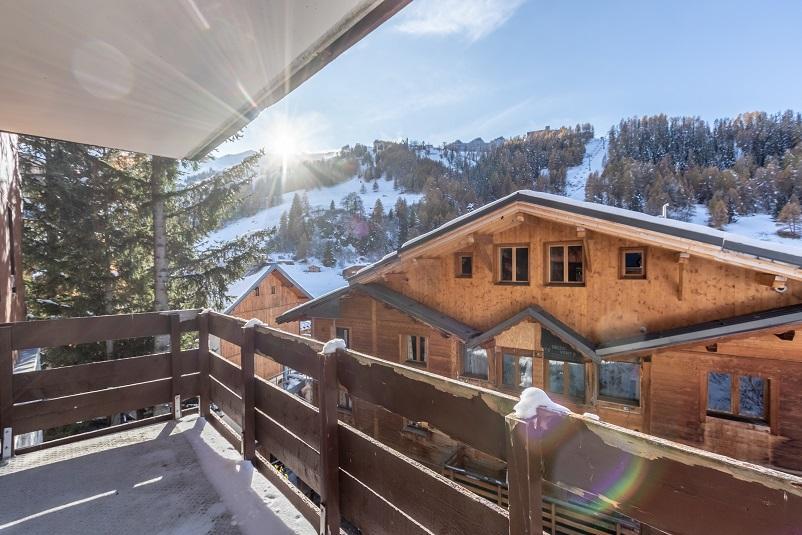 Skiverleih 2-Zimmer-Appartment für 5 Personen (710) - Résidence Digitale - La Plagne - Balkon