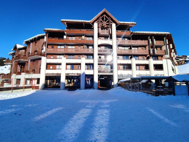 Ski verhuur Studio cabine 4 personen (303) - Résidence Drus - La Plagne - Buiten winter