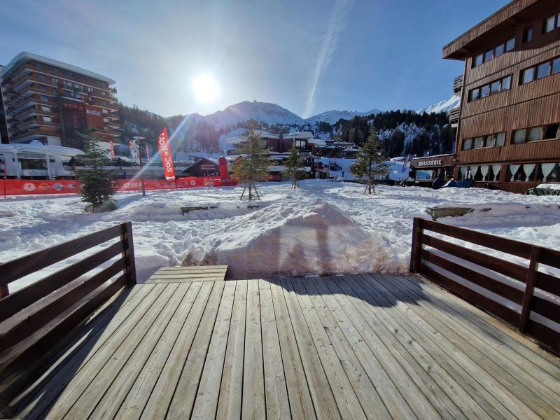 Ski verhuur Studio 5 personen (116) - Résidence du Pelvoux - La Plagne - Buiten winter
