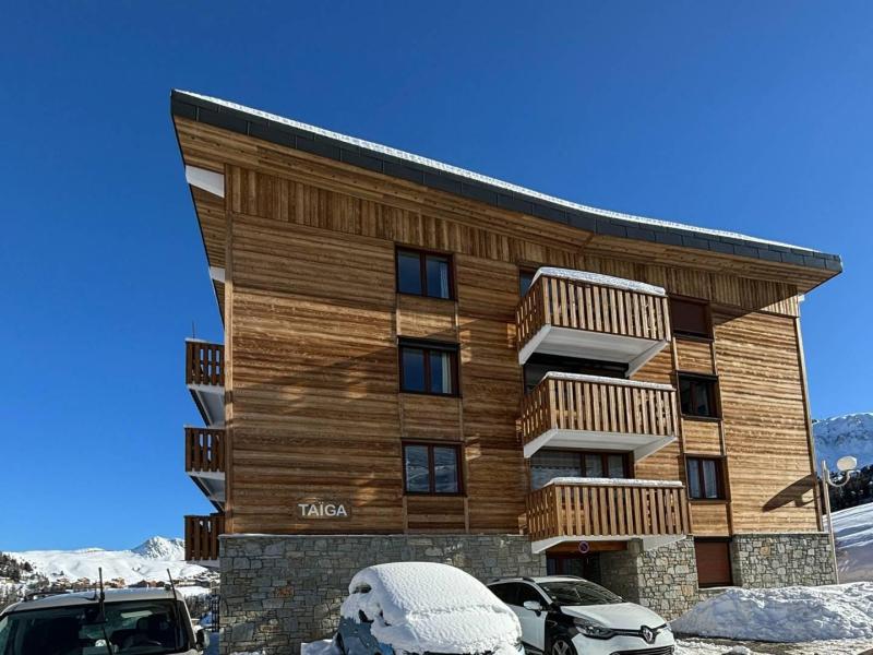 Location au ski Résidence la Taiga - La Plagne - Extérieur hiver