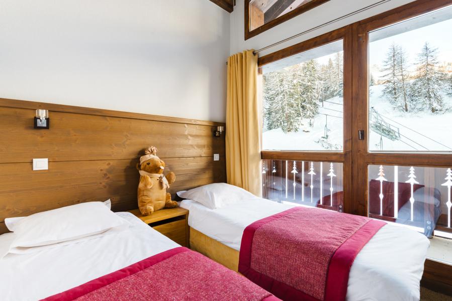 Аренда на лыжном курорте Résidence Lagrange les Chalets d'Edelweiss - La Plagne - Односпальная кровать