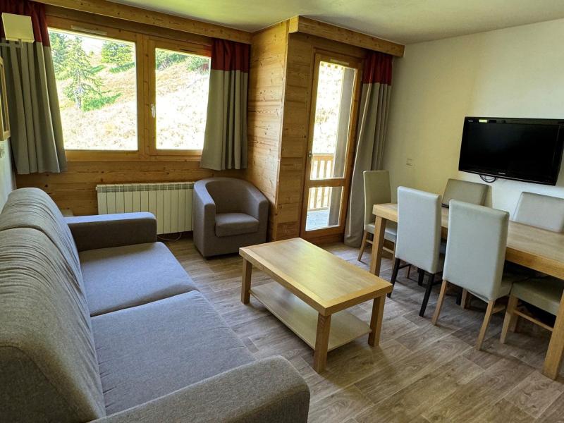 Skiverleih 2-Zimmer-Holzhütte für 6 Personen (314) - Résidence le Centaure - La Plagne - Wohnzimmer