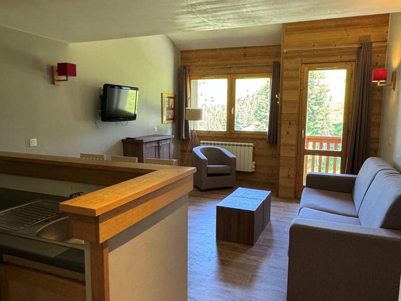 Skiverleih 3-Zimmer-Holzhütte für 6 Personen (614) - Résidence le Centaure - La Plagne - Wohnzimmer