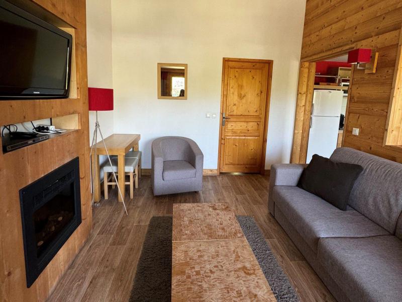 Skiverleih 3-Zimmer-Holzhütte für 6 Personen (717) - Résidence le Centaure - La Plagne - Wohnzimmer