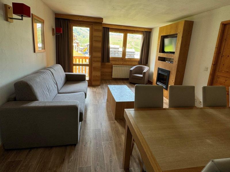 Skiverleih 3-Zimmer-Holzhütte für 8 Personen (415) - Résidence le Centaure - La Plagne - Wohnzimmer