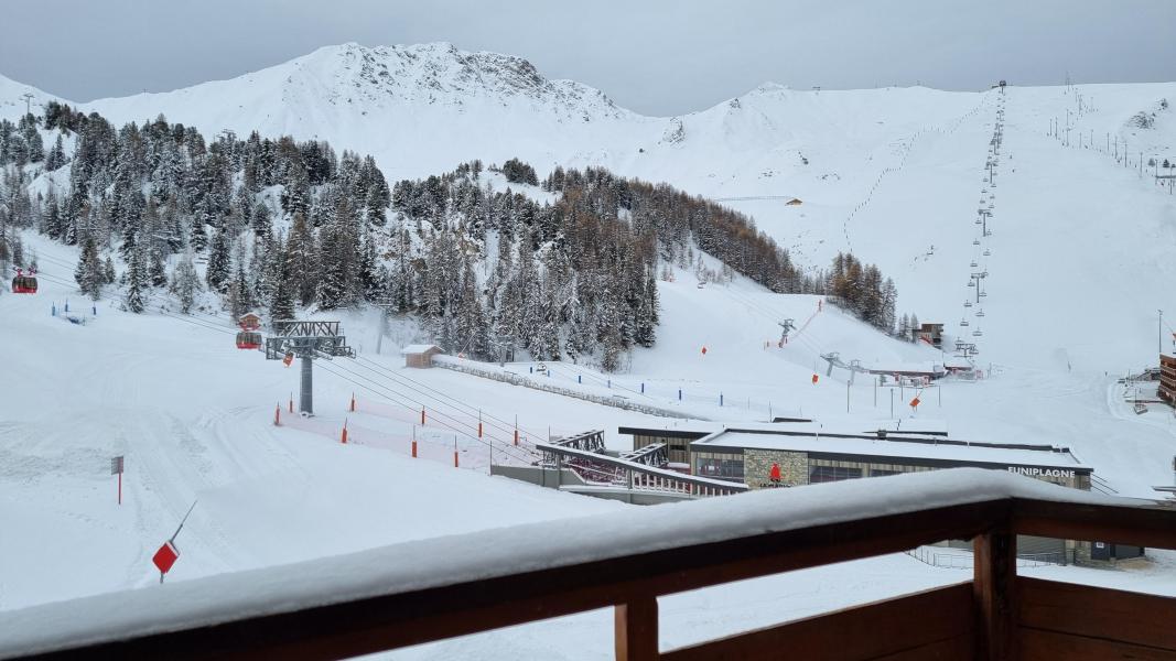 Ski verhuur Studio 2 personen (939) - Résidence le France - La Plagne - Balkon