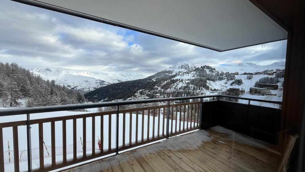 Аренда на лыжном курорте Апартаменты 4 комнат 6 чел. (C15) - Résidence le Manaka - La Plagne - Балкон