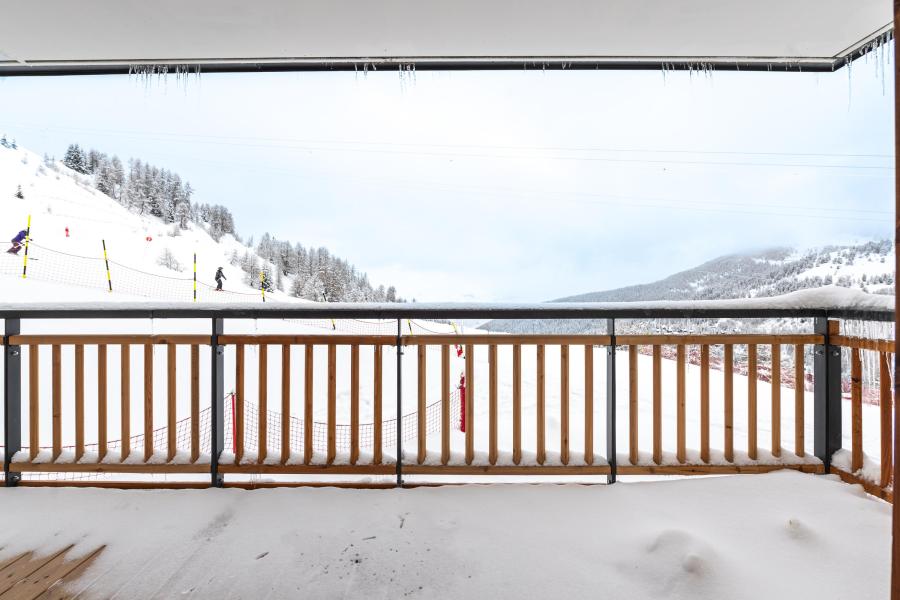 Rent in ski resort 4 room apartment 8 people (C06) - Résidence le Manaka - La Plagne - Balcony