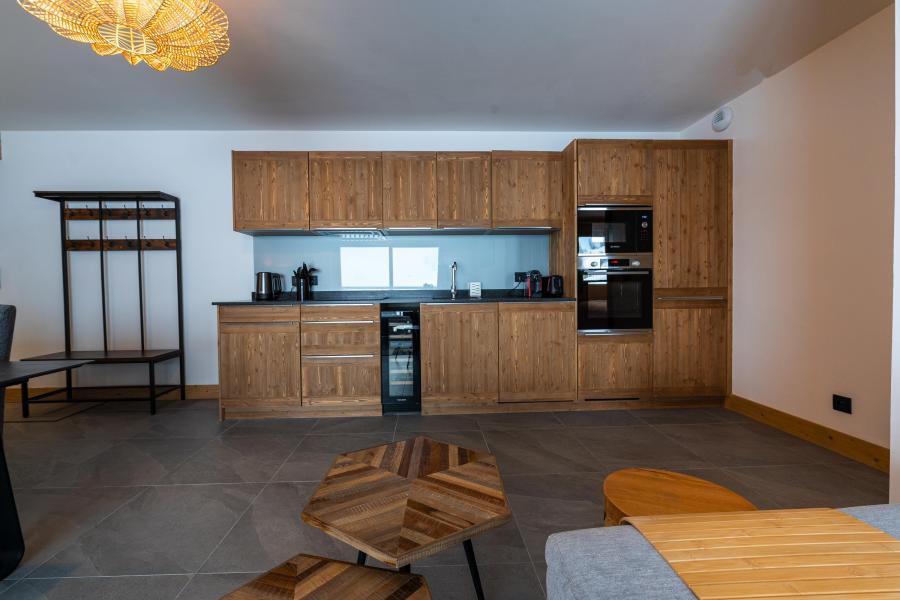 Аренда на лыжном курорте Апартаменты 4 комнат 8 чел. (C06) - Résidence le Manaka - La Plagne - Кухня