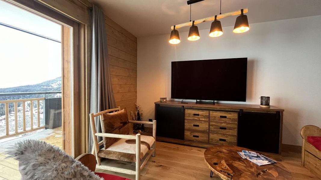 Skiverleih 4-Zimmer-Appartment für 6 Personen (C15) - Résidence le Manaka - La Plagne - Wohnzimmer