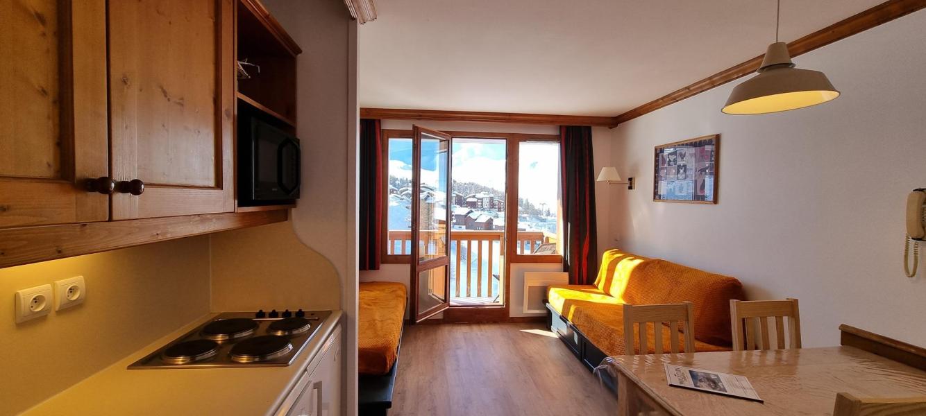Ski verhuur Appartement 2 kamers 5 personen (406) - Résidence le Mont Soleil A - La Plagne - Woonkamer